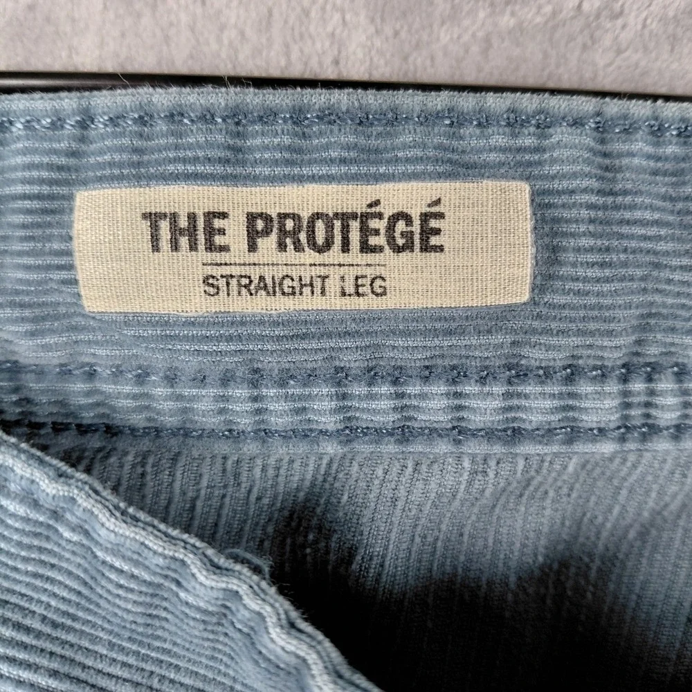 AG Adriano Goldschmied The Protege Straight‎ Leg Corduroy Pants Mens 38 Blue